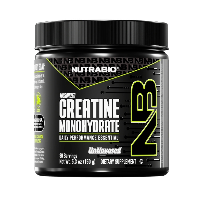 NutraBio Creatine Monohydrate Powder
