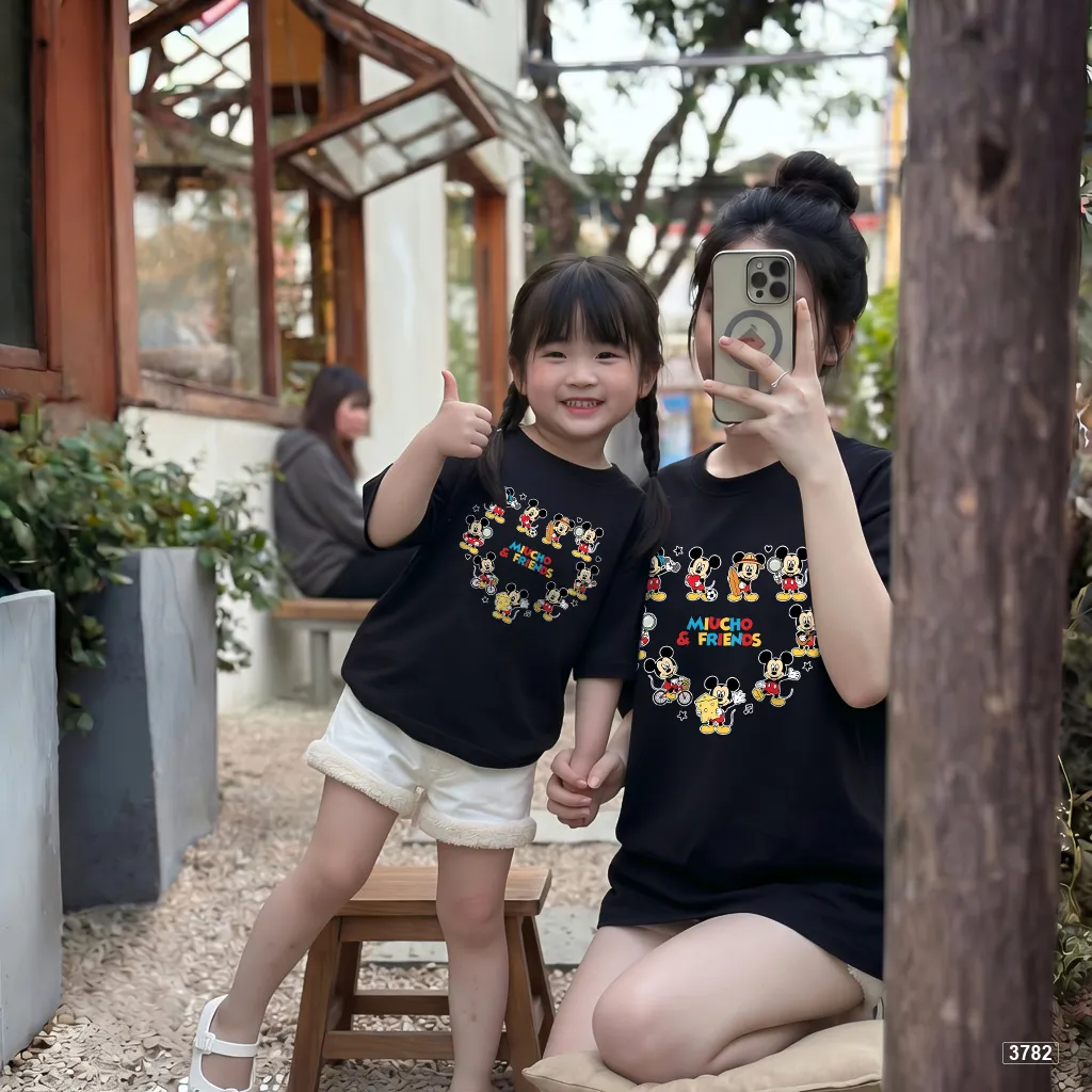 Áo thun gia đình mẹ và bé Mickey Friends đáng yêu Kado 3782_thumbnail_3
