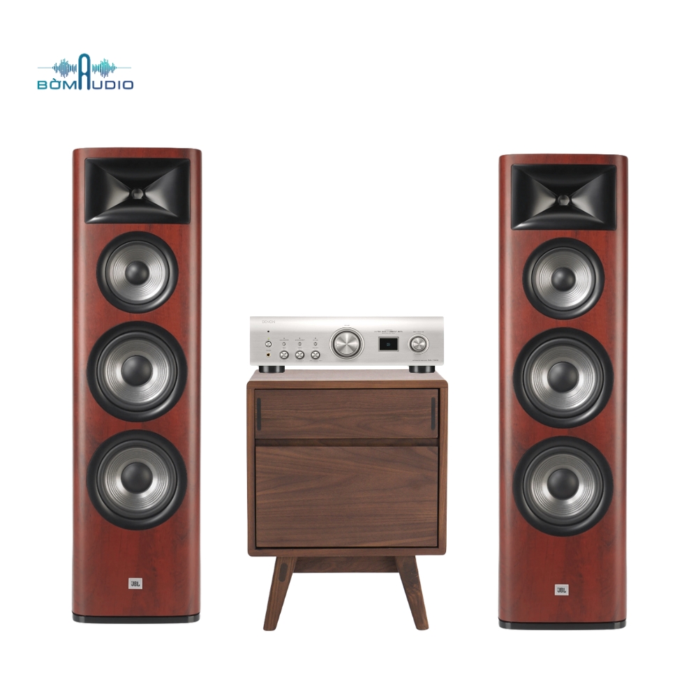 Combo Amply DENON PMA 1700NE + Loa Cột JBL STUDIO 698_thumbnail_2