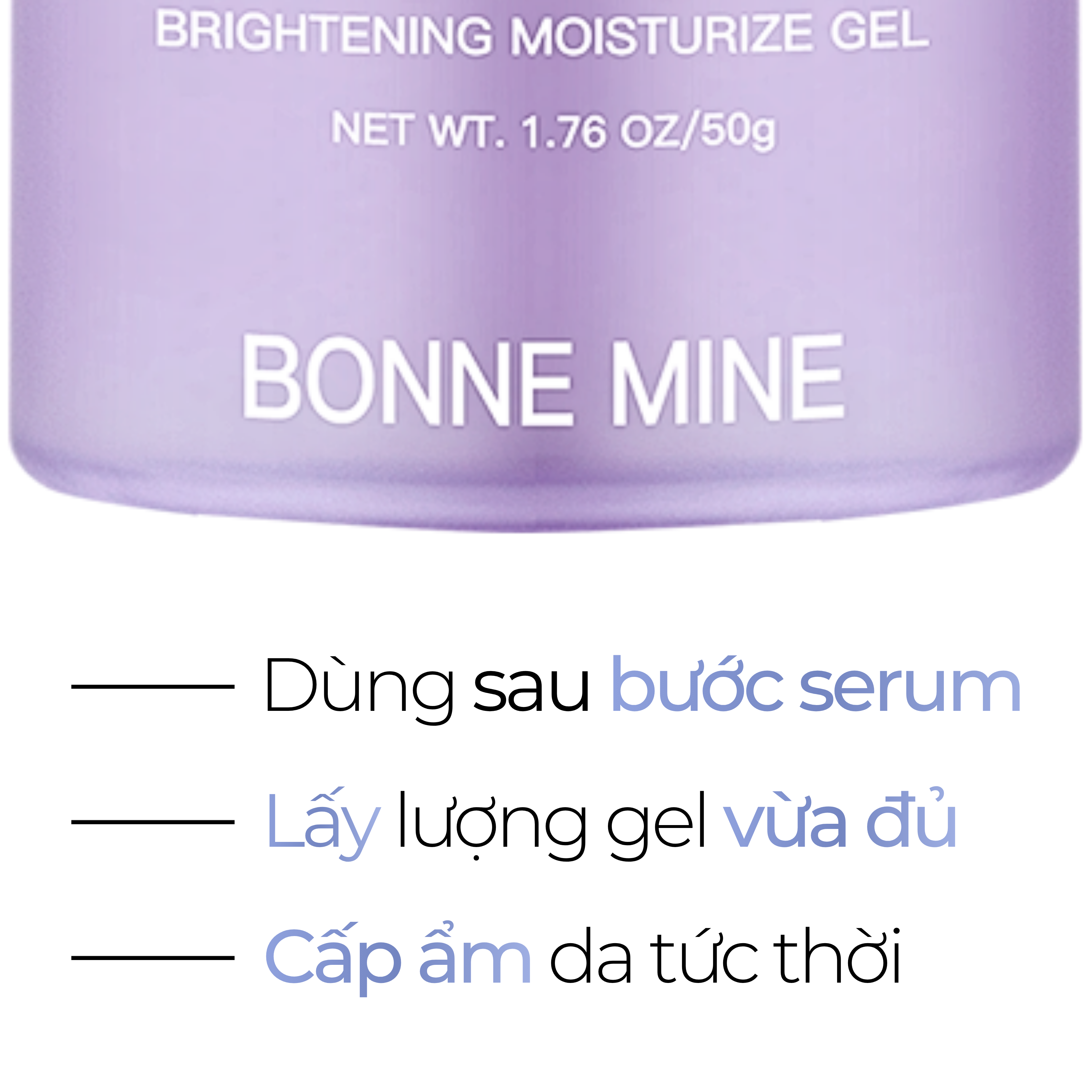 Gel dưỡng ẩm -Saffron Acne-Fighting Brightening Moisturize Gel BONNE MINE_thumbnail_2