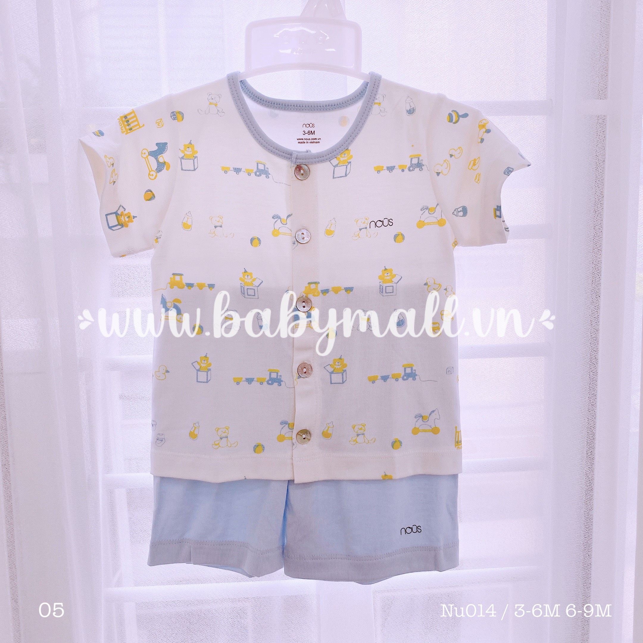 SALE - Bộ cộc cài giữa NOUS