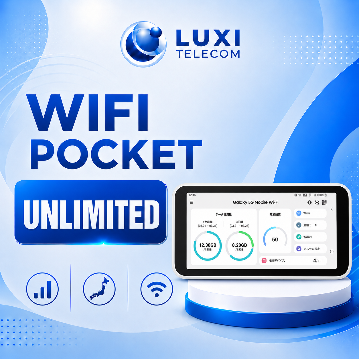 Phát Wifi Galaxy 5G Unlimited