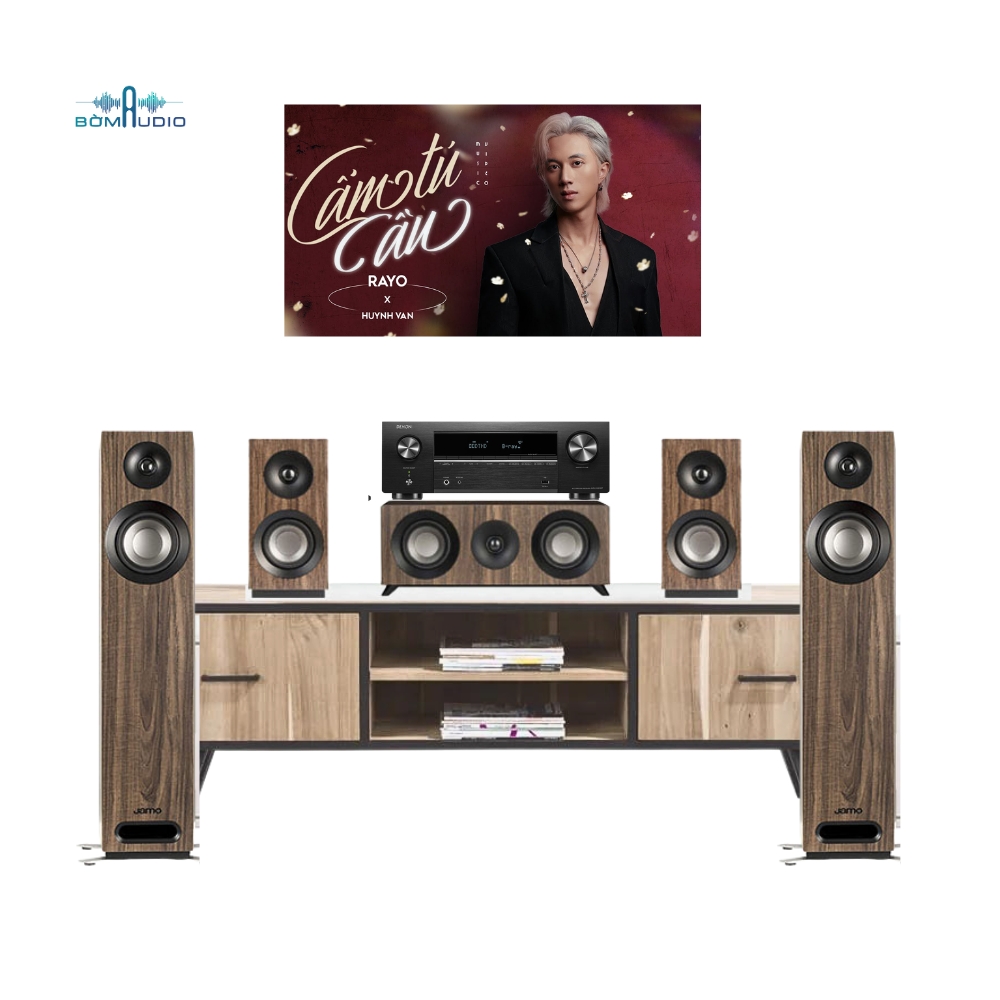 Combo Amply DENON AVR-X580BT + Dàn Loa JAMO S805 – JD1_thumbnail_1