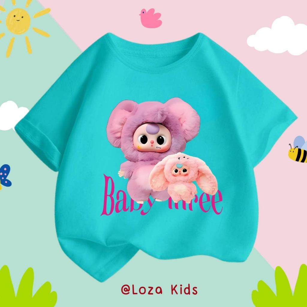 [XẢ KHO SIZE 130] Áo phông cho bé trai bé gái nhiều mẫu chất liệu thun cotton mềm mát size từ  22-26kg - Loza Kids XA006_thumbnail_12