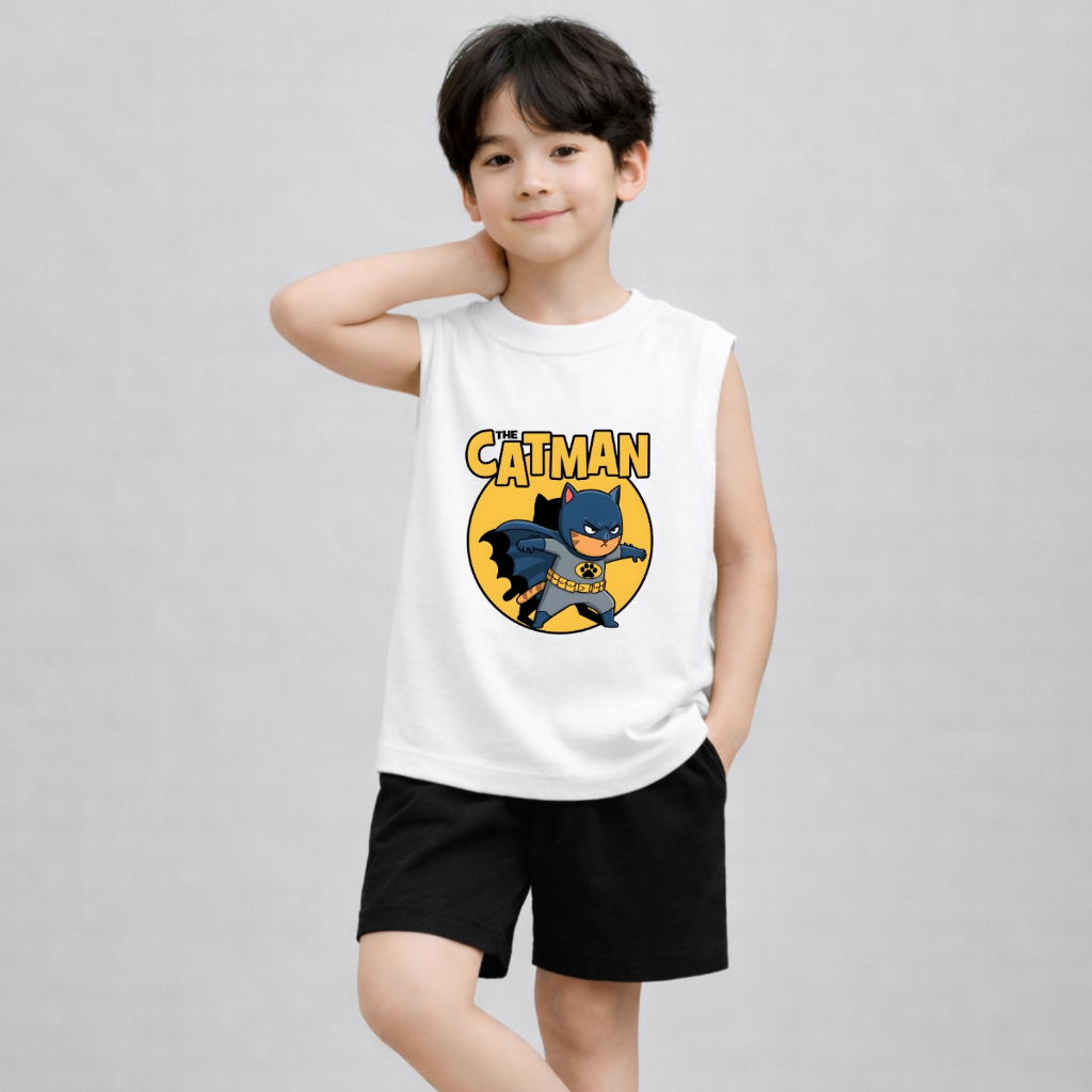 Set bộ ba lỗ bé trai hình CATMAN - Quần áo bé trai Loza Kids BL658_thumbnail_4