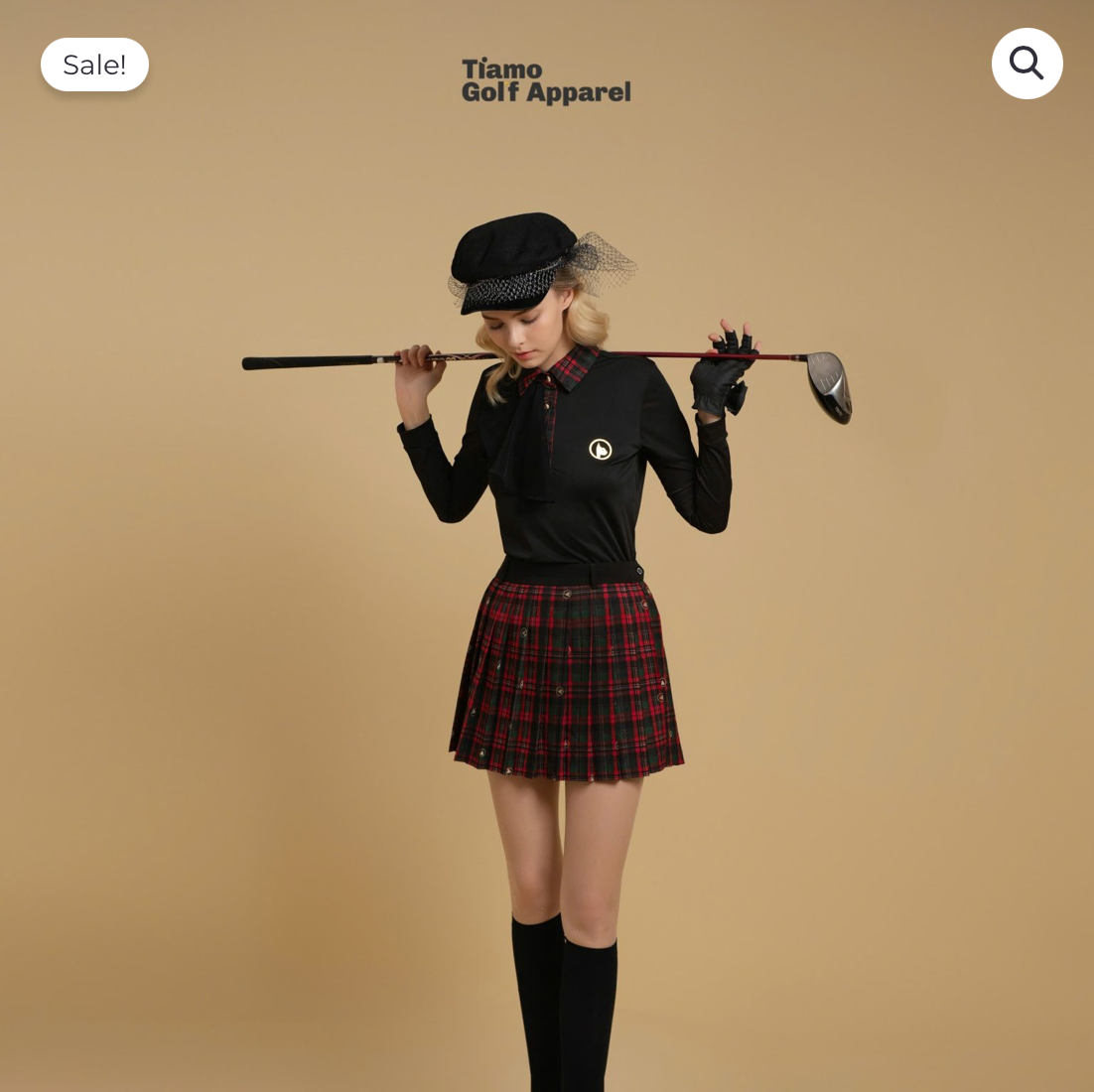 Áo Polo dài tay phối cổ kẻ caro  - Nữ - Tartan_thumbnail_1