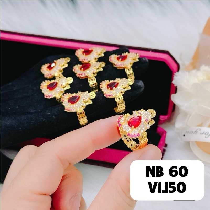 Nhẫn Cóc Đỏ NB60