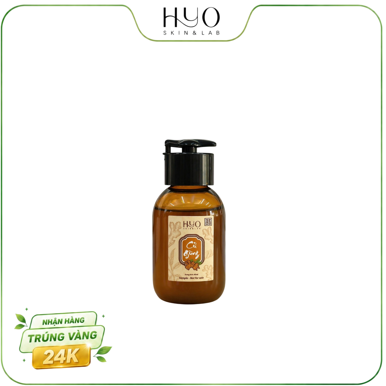 DẦU GỘI GỪNG 40ML - HYO SKIN & LAB