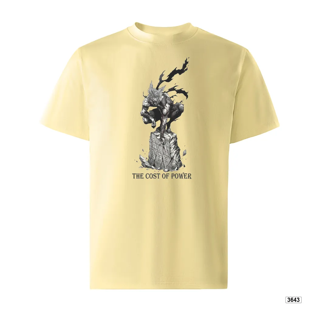 Áo thun nam form rộng The cost of power TeePrint 3643_thumbnail_6