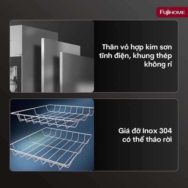 Tủ sấy chén bát tiệt trùng dung tích lớn DD400A_thumbnail_8
