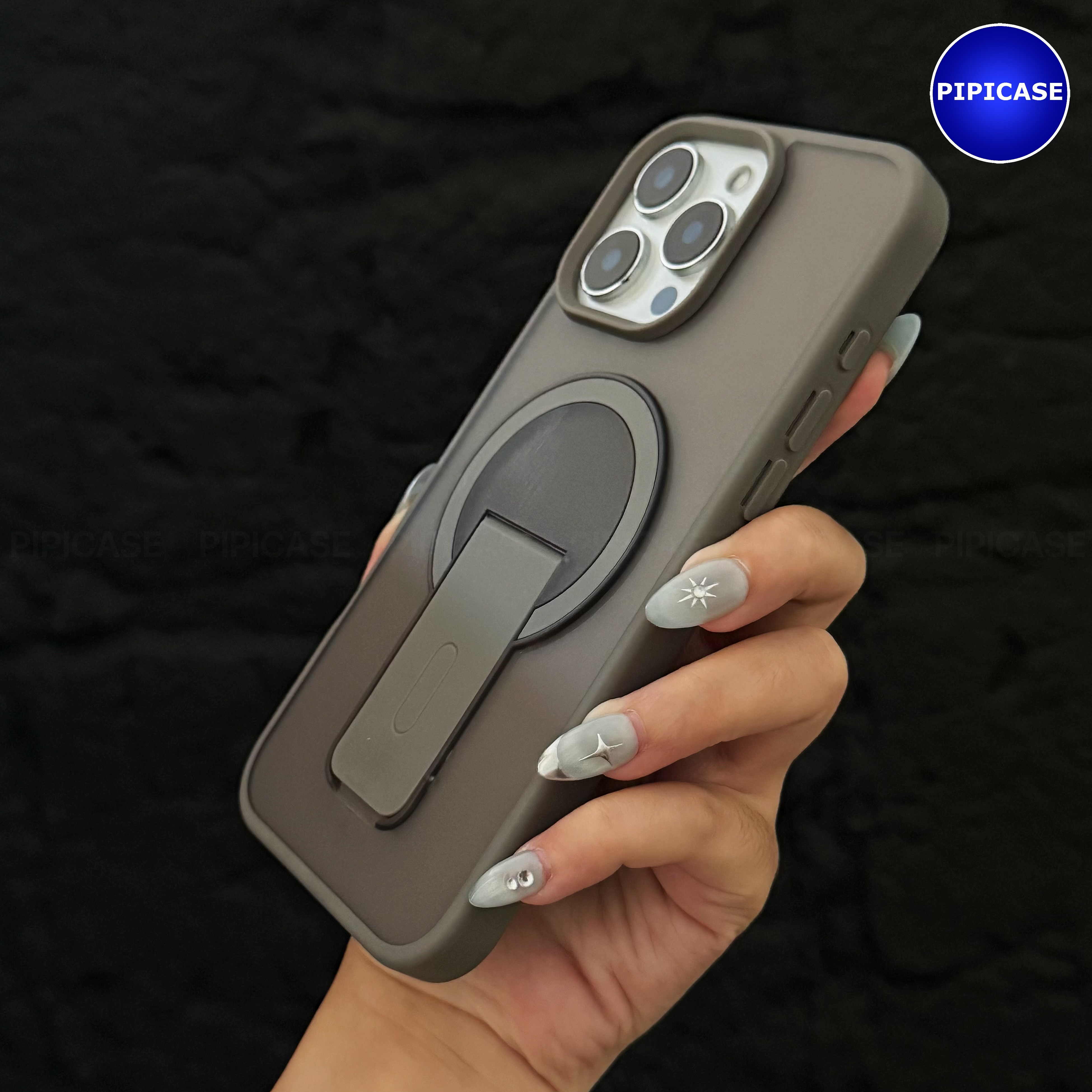 Ốp Lưng iPhone 16 Pro Max - Quin - Xám_thumbnail_5