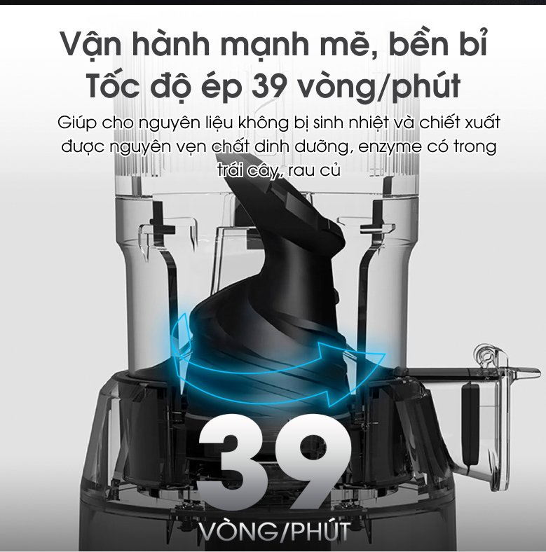 Máy ép chậm KALITE KSJ868 động cơ DC siêu khỏe ép kiệt bã_thumbnail_5