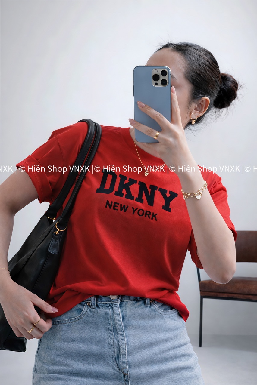 Áo Thun DKNY Màu Đen_thumbnail_6