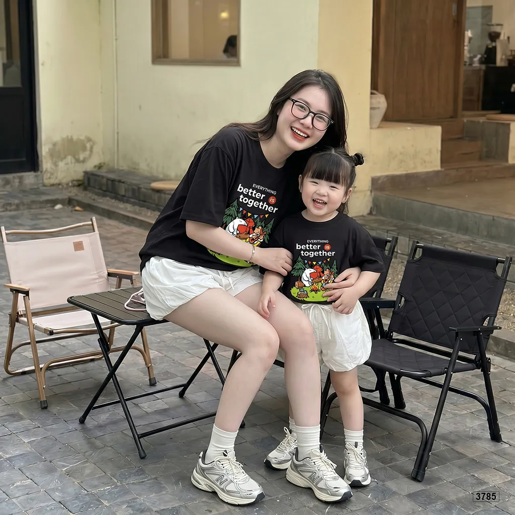 Áo thun gia đình mẹ và bé Better Together in hình cute Kado 3785_thumbnail_3