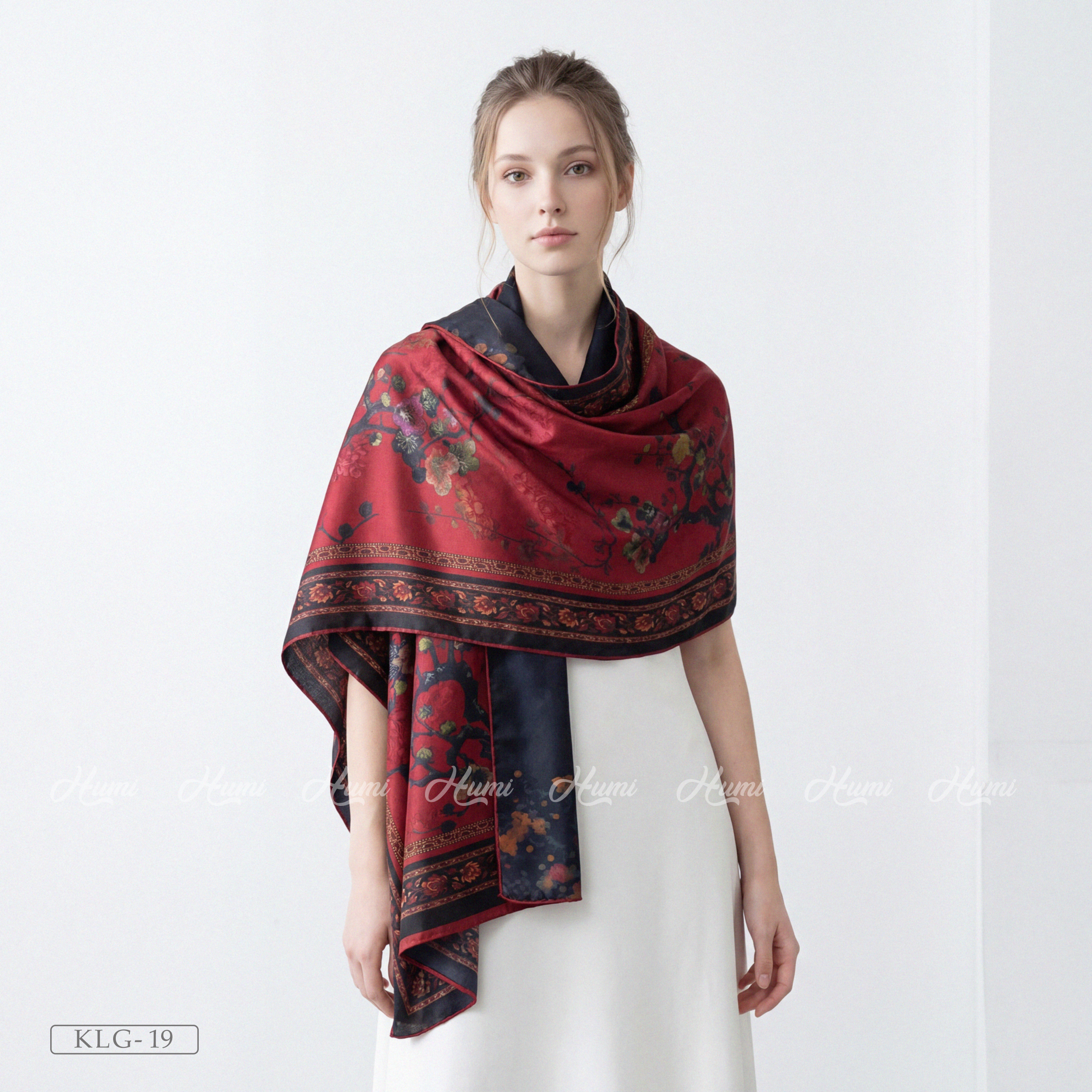 KHĂN LỤA GẤM CAO CẤP (KLG-19)