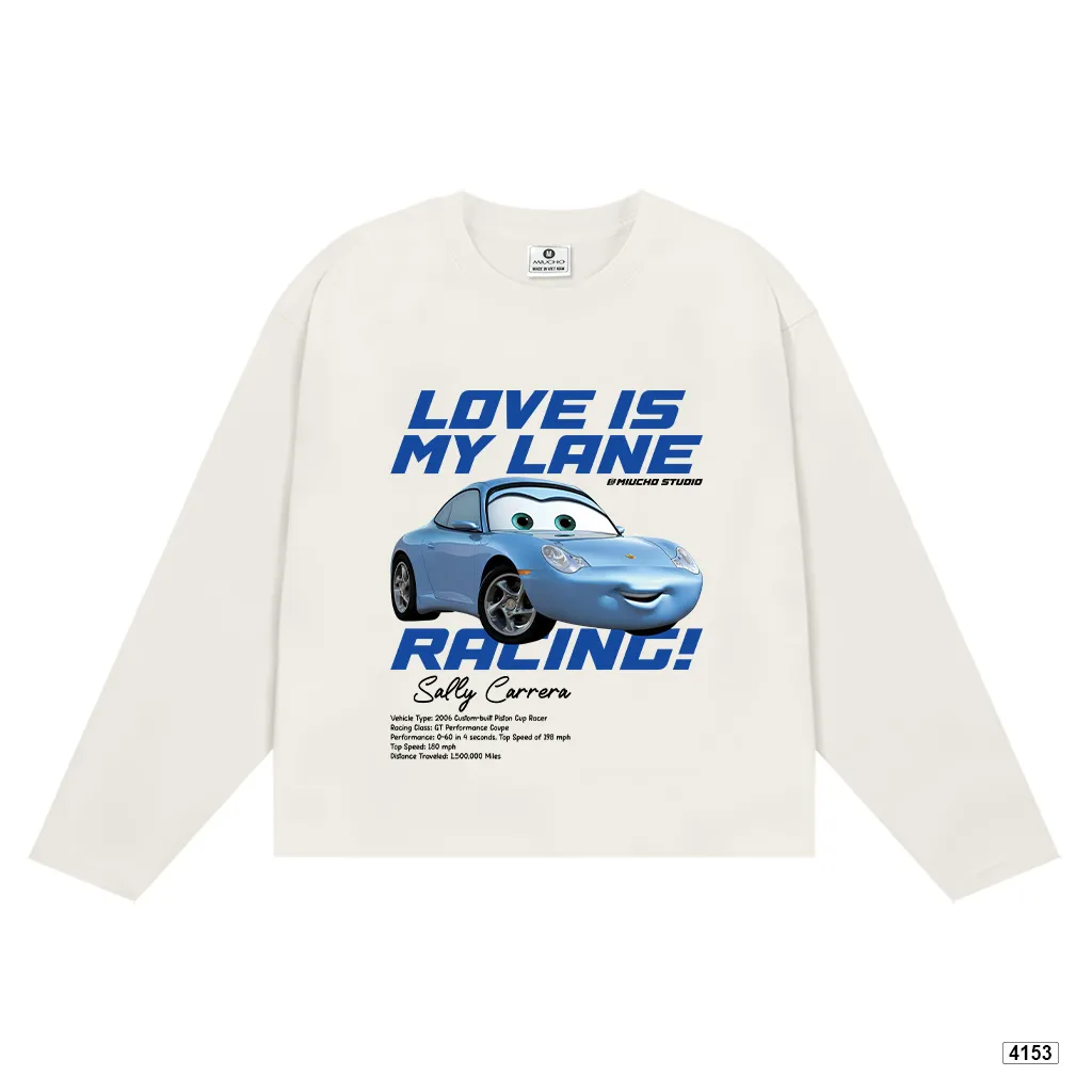 Áo thun tay dài form boxy Love Is My Lane streetwear Miucho 4153_thumbnail_9