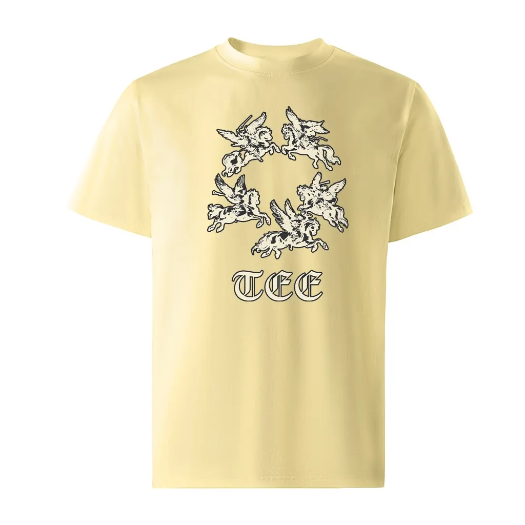 Áo thun nam form rộng Angel Horse TeePrint 3526_thumbnail_6