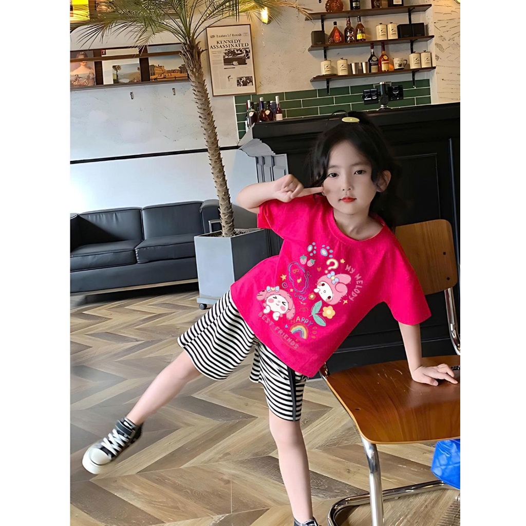 [XẢ KHO SIZE 160] Áo phông cho bé gái chất liệu thun cotton mềm mát 35-40kg - Loza Kids XA00010_thumbnail_12