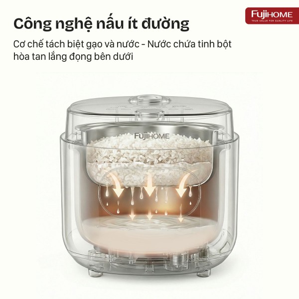 Nồi cơm điện Fujihome Inox LowSugar RC12LS_thumbnail_10