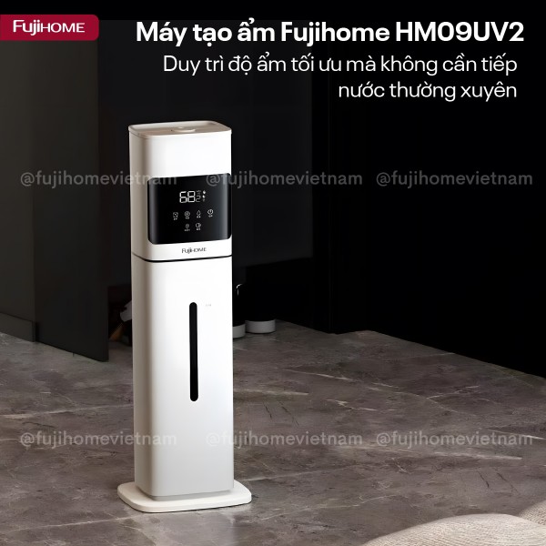 Máy Tạo Ẩm, Xông Tinh Dầu, khử khuẩn UV dung tích lớn Fujihome HM09UV2_thumbnail_10