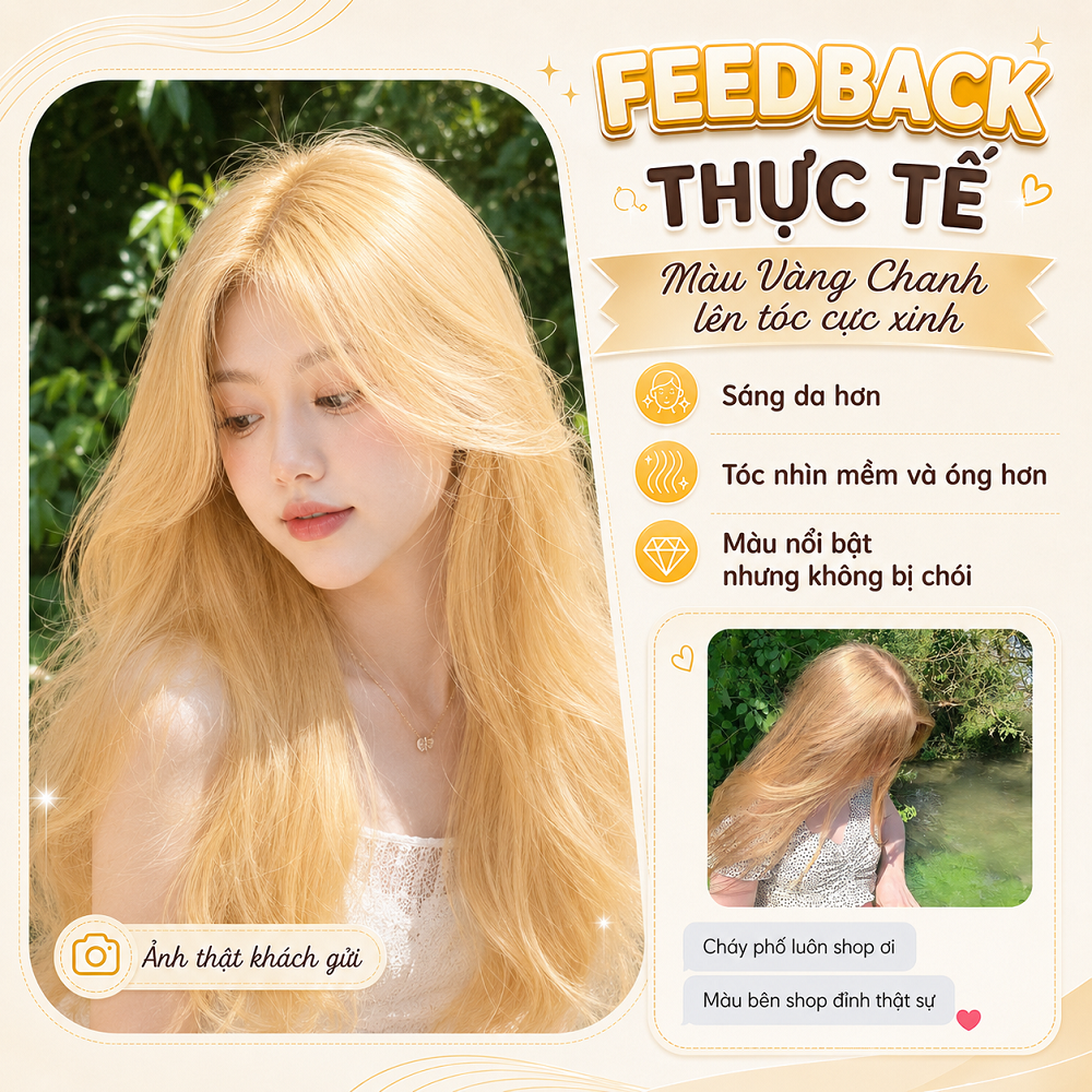 Thuốc Nhuộm Tóc Màu Vàng Chanh Sáng Da Trendy - Tặng Kèm Trợ Nhuộm_thumbnail_5
