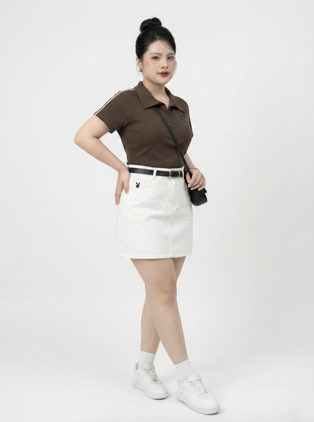 Chân váy jean thêu thỏ Bigsize_thumbnail_5
