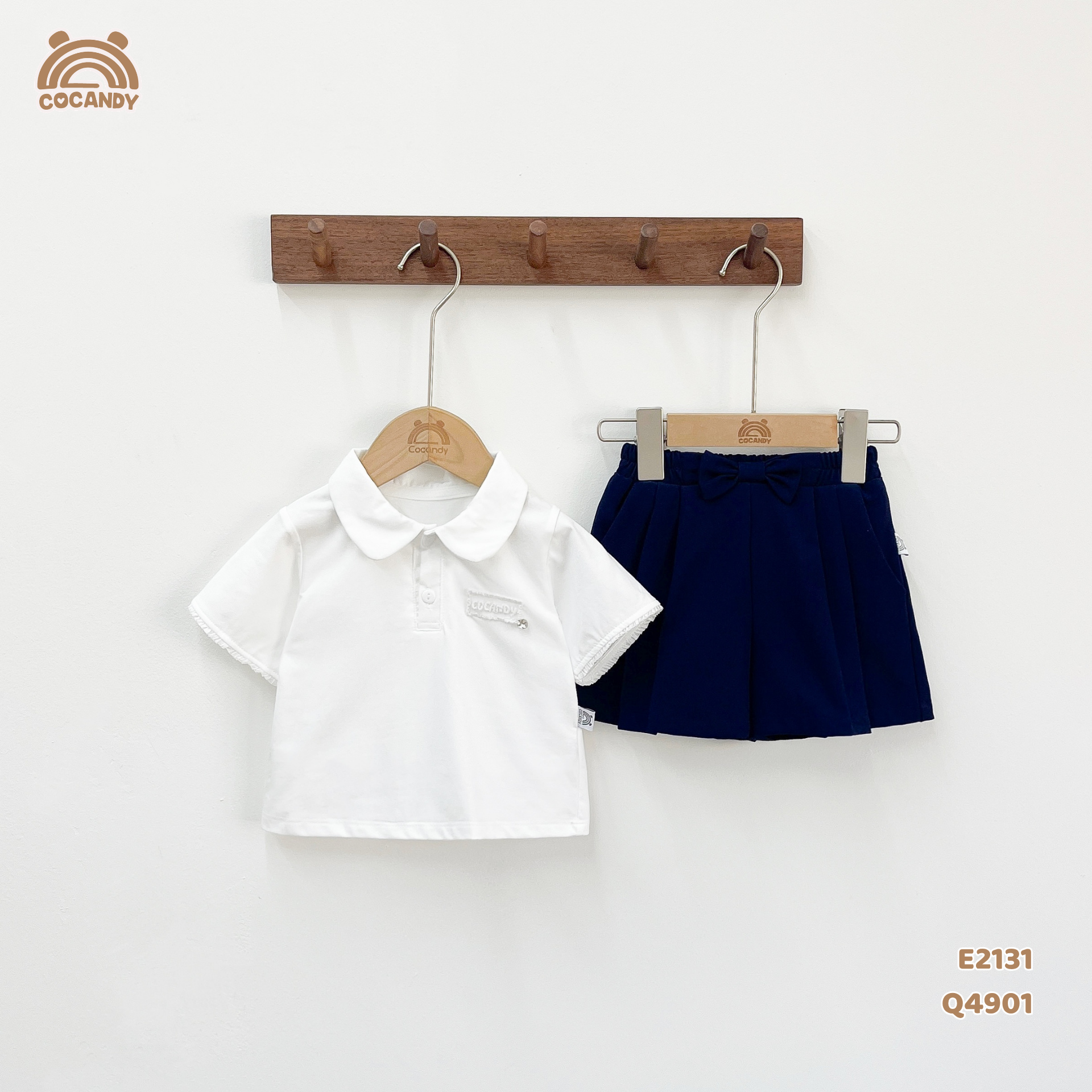 Áo cộc polo TRẮNG cổ sen tag ngực_thumbnail_4