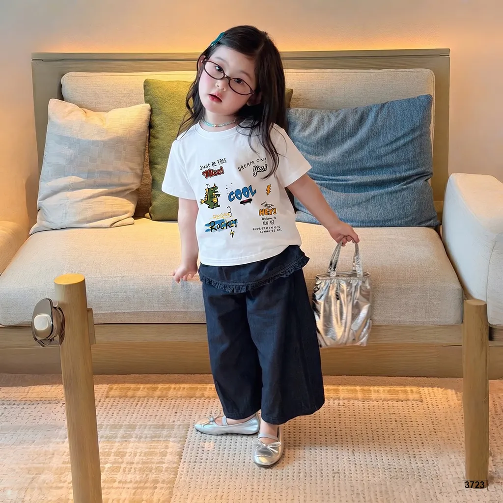 Áo thun bé trai bé gái hoạt hình mùa hè Kado 3723_thumbnail_5