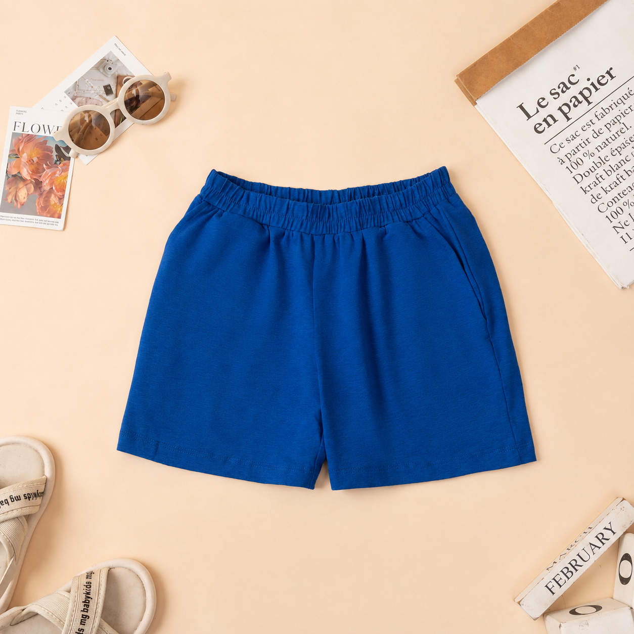 Quần đùi cho bé gái và bé trai chất cotton - Quần đùi cho bé cân nặng từ 15-40kg Loza Kids QT7003_thumbnail_5