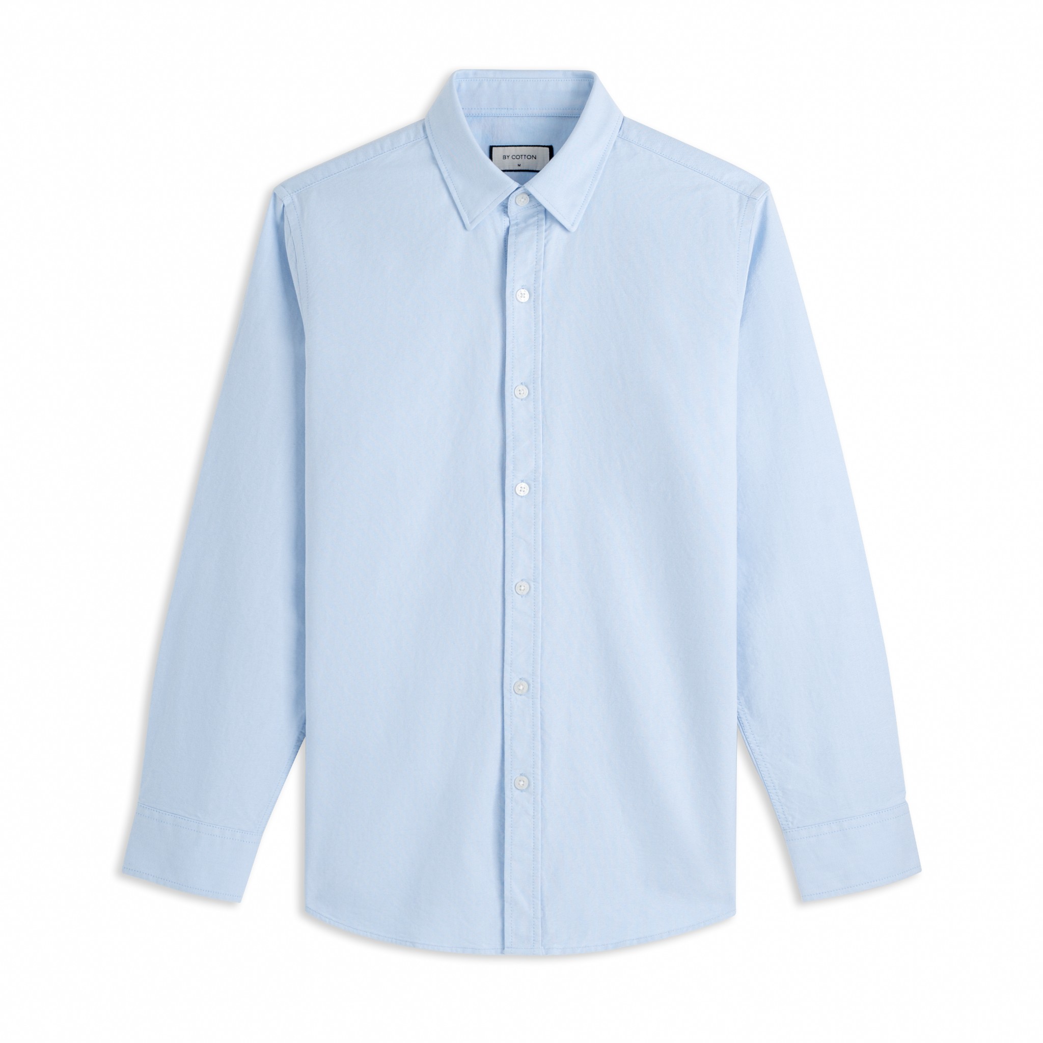 Áo Sơ Mi Nam By Cotton Oxford Xanh Nhạt