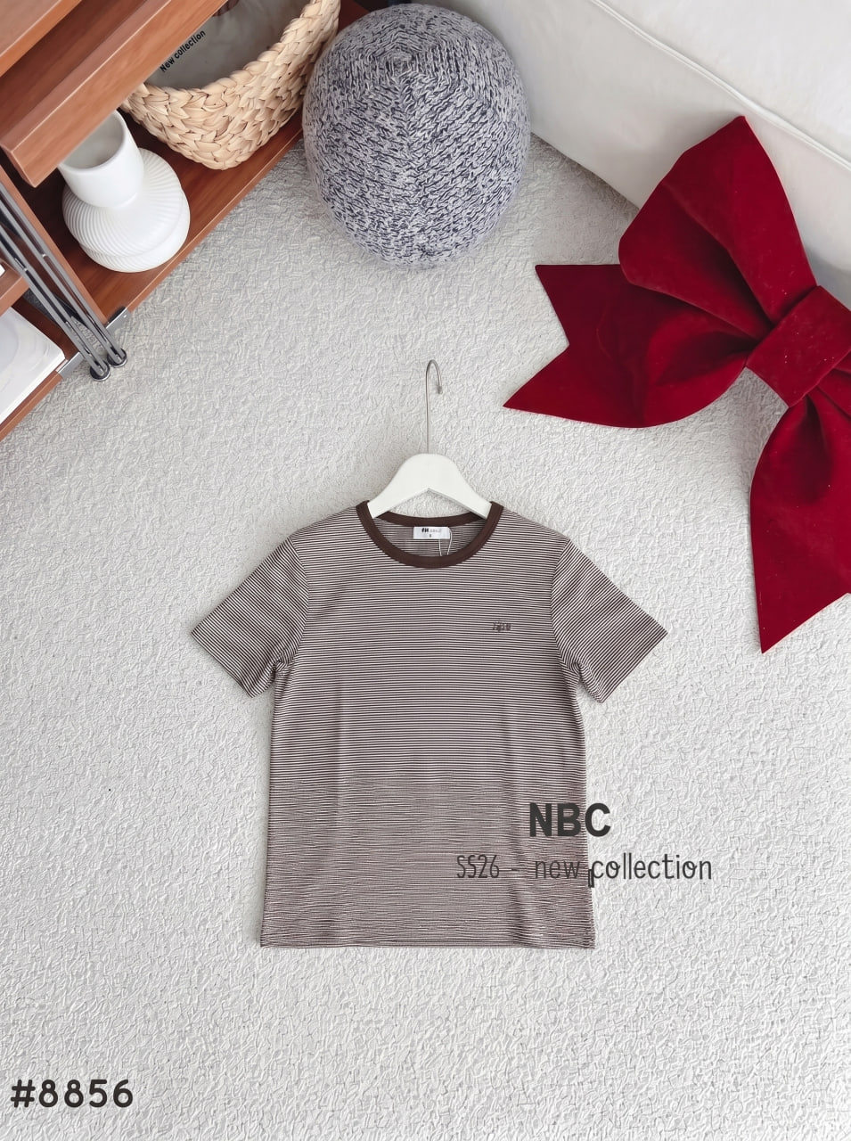 Áo Thun Nữ Korea sọc logo FM NT.2600042 (C) (9990)_thumbnail_3