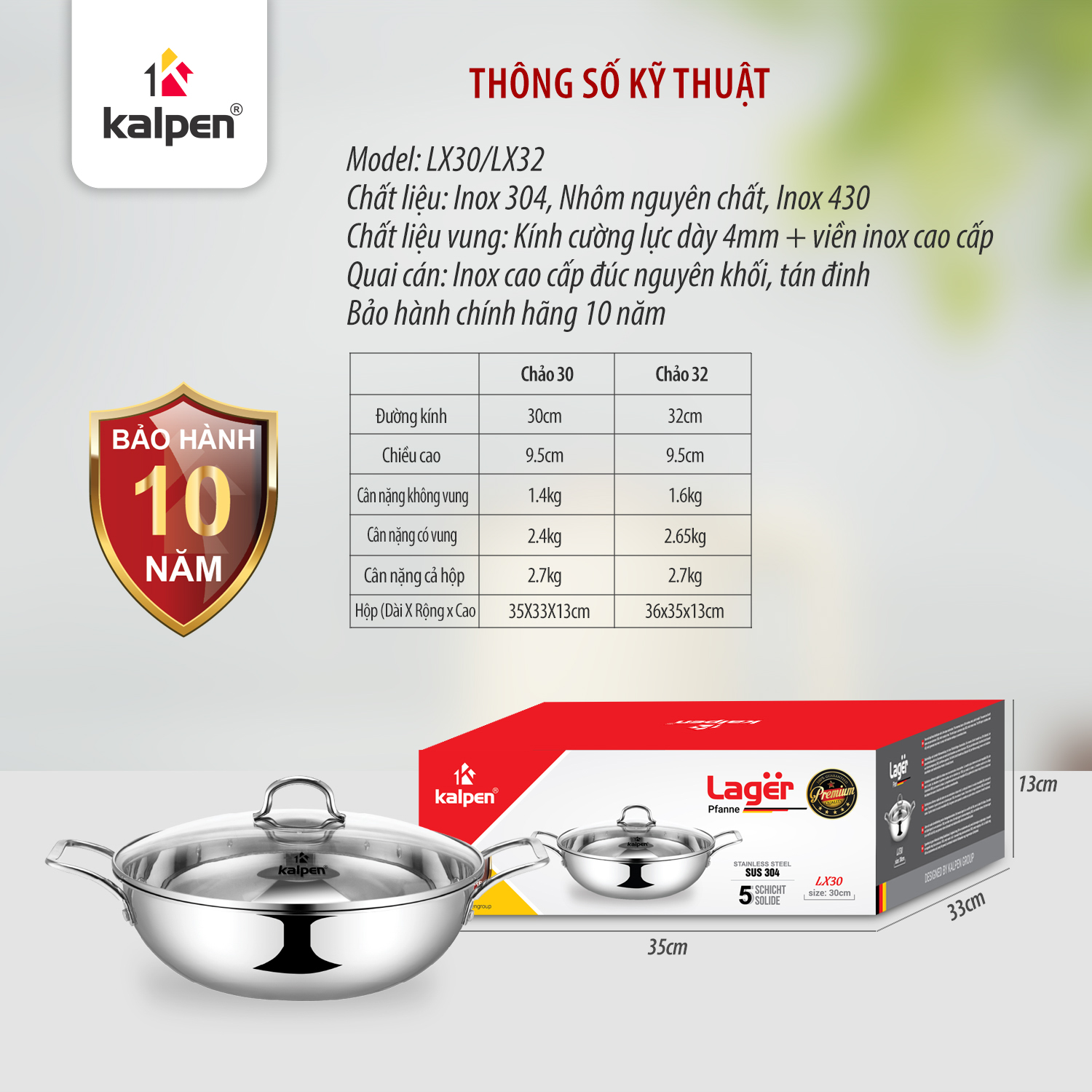 Chảo xào Inox 304 liền khối, có vung kính_thumbnail_10