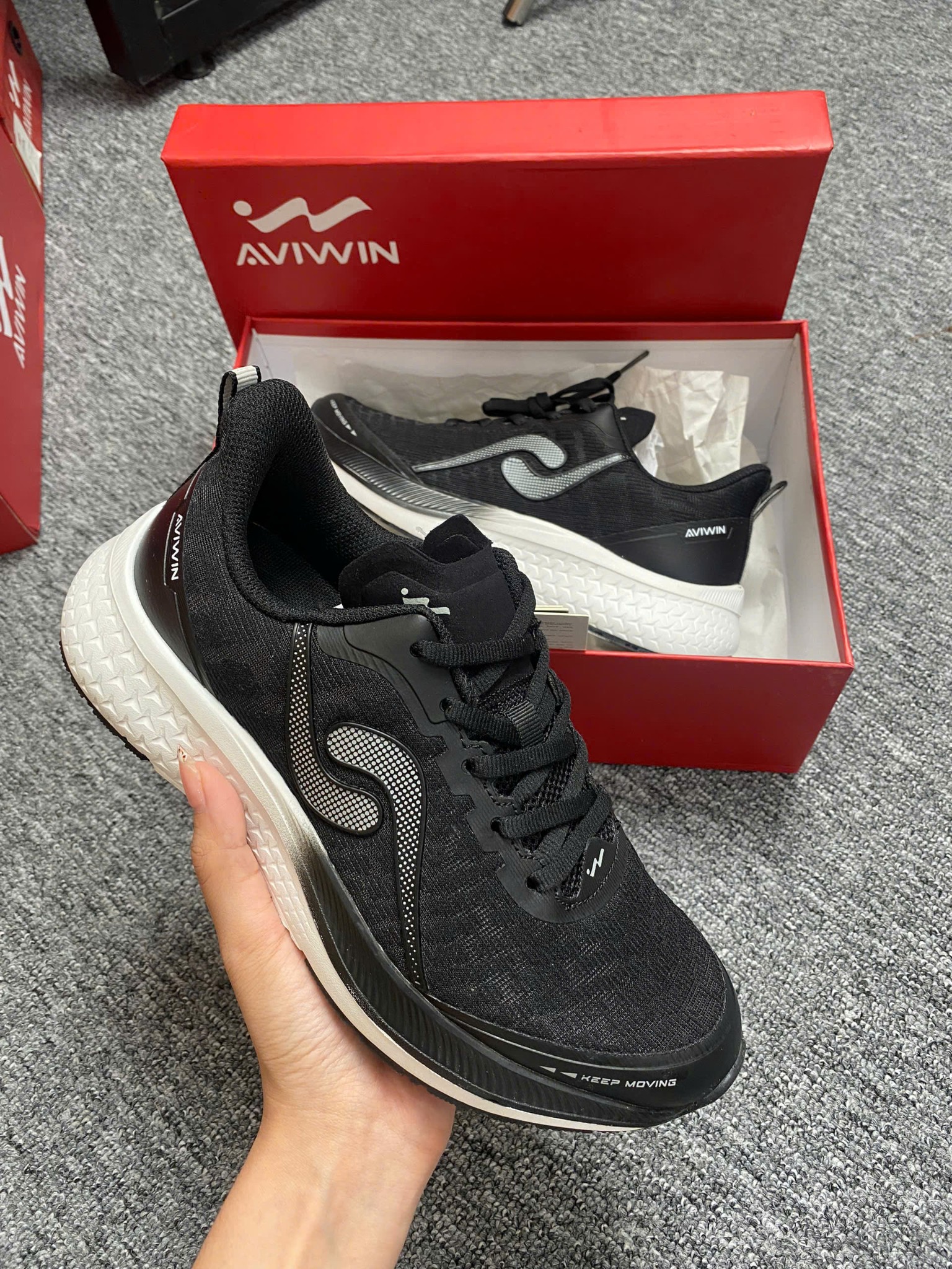 [AVS001] [TẶNG KÈM TẤT]Giày Chạy Bộ  AVIWIN AviSpeed AVS001, Giày Thể Thao Chất EVA Foam Siêu Nhẹ, Linh Hoạt Đàn Hồi Cao_thumbnail_7
