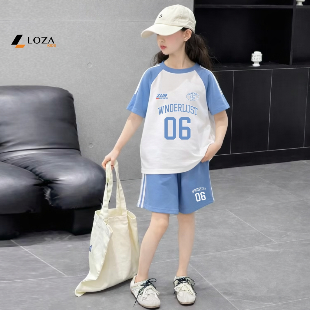 Set bộ bé gái phối viền hình số 6 WNDERLUST - Loza BF654_thumbnail_3