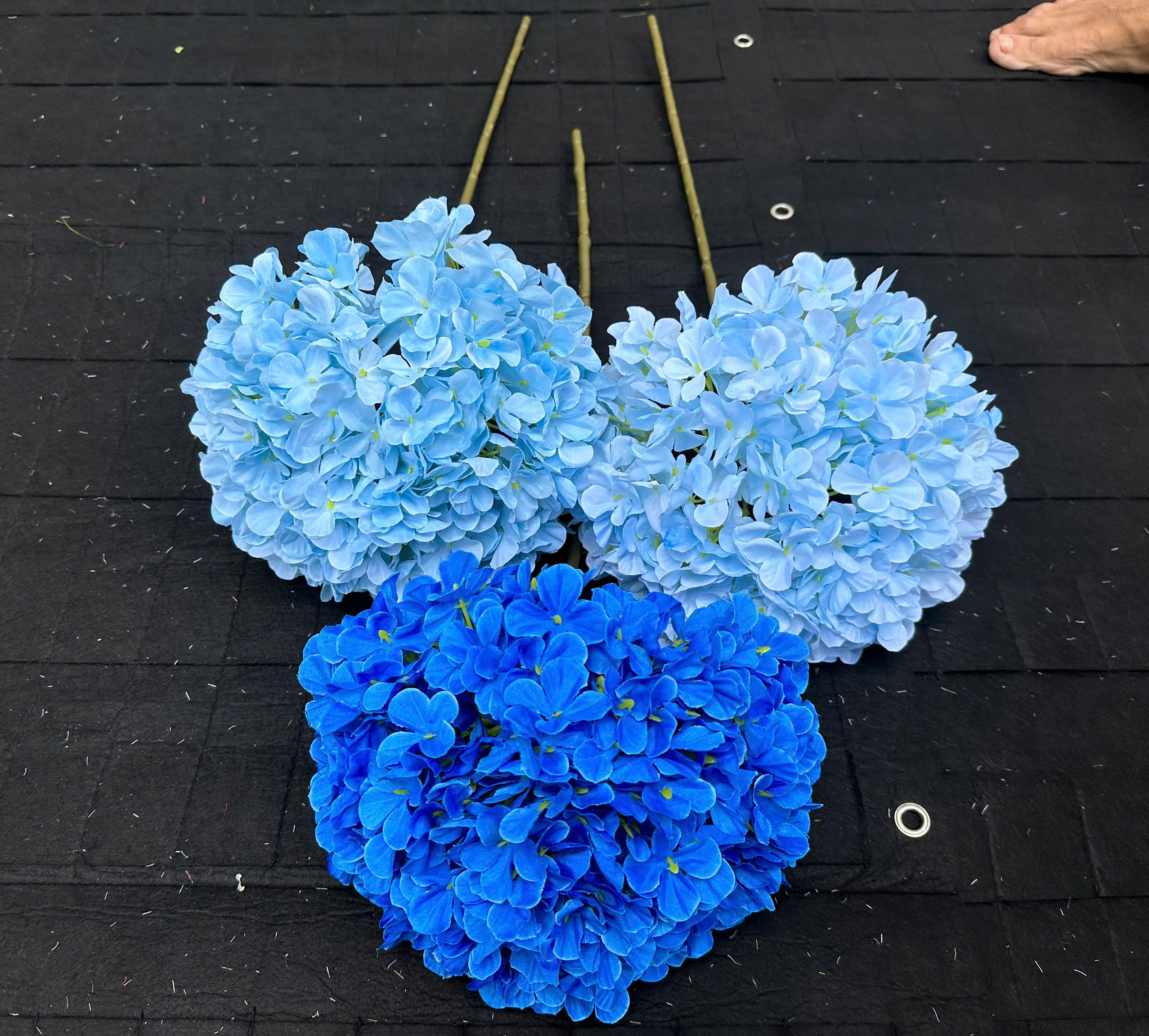 Hoa tú cầu liền cổ lụa cao cấp đẹp như thật, cắm bình sang trọng – decor đám cưới, sự kiện cực dễ