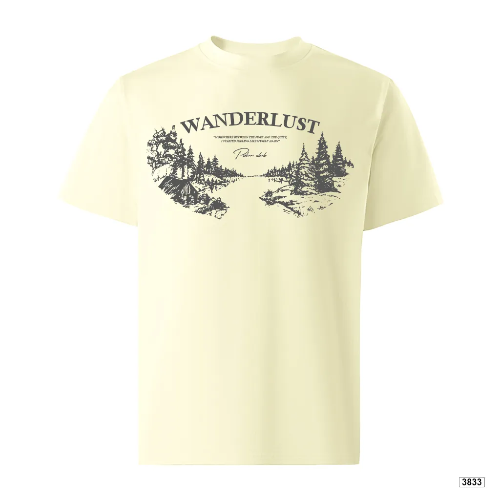 Áo thun nam Wanderlust aesthetic phong cách tối giản Hàn Quốc dễ phối Polux 3833_thumbnail_11