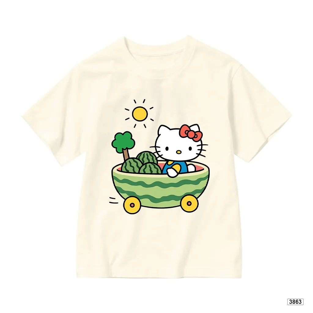 Áo thun bé gái form rộng Kittie Watermelon Kado 3863_thumbnail_9
