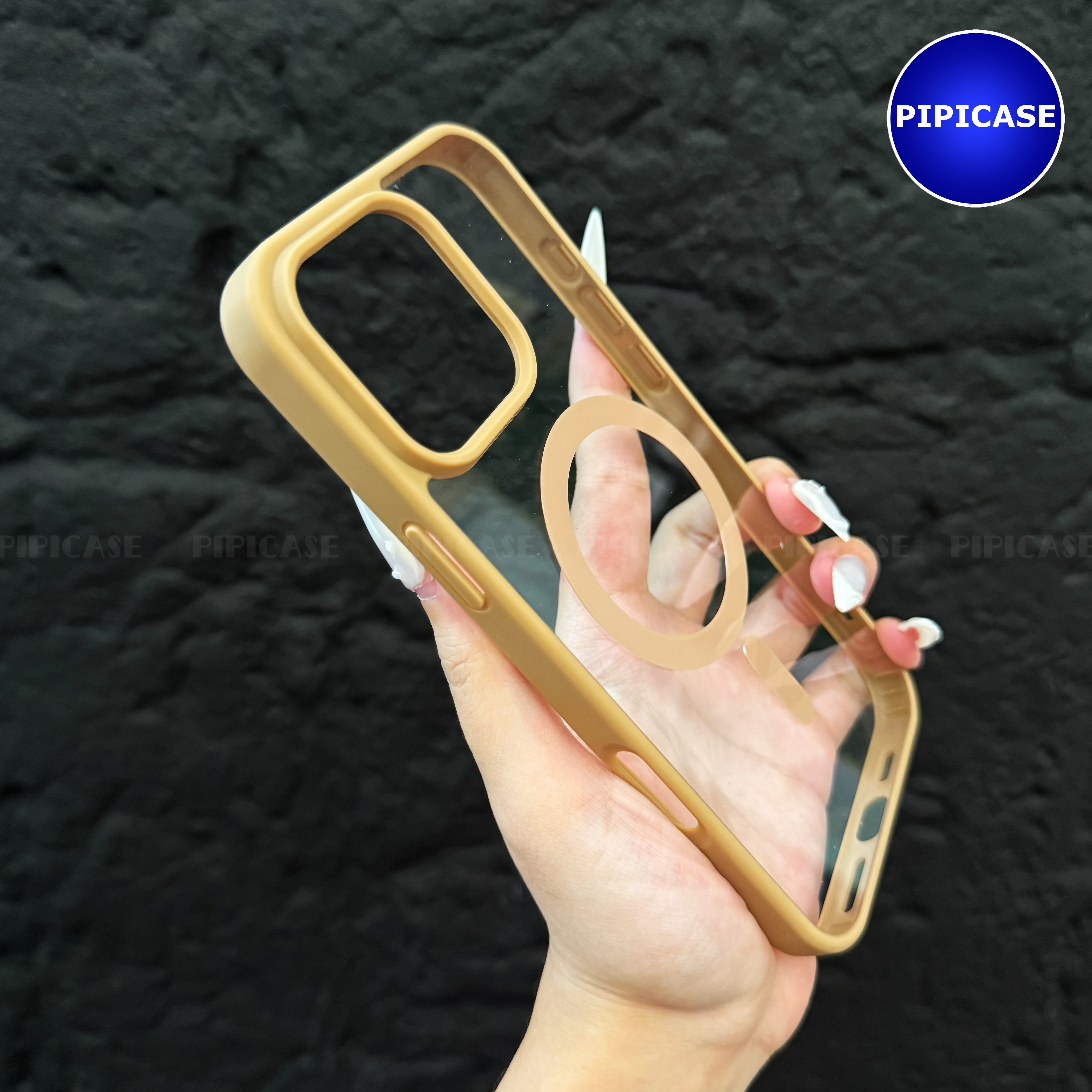 Ốp Lưng iPhone 16 Pro - Chic - Nâu Nhạt_thumbnail_14