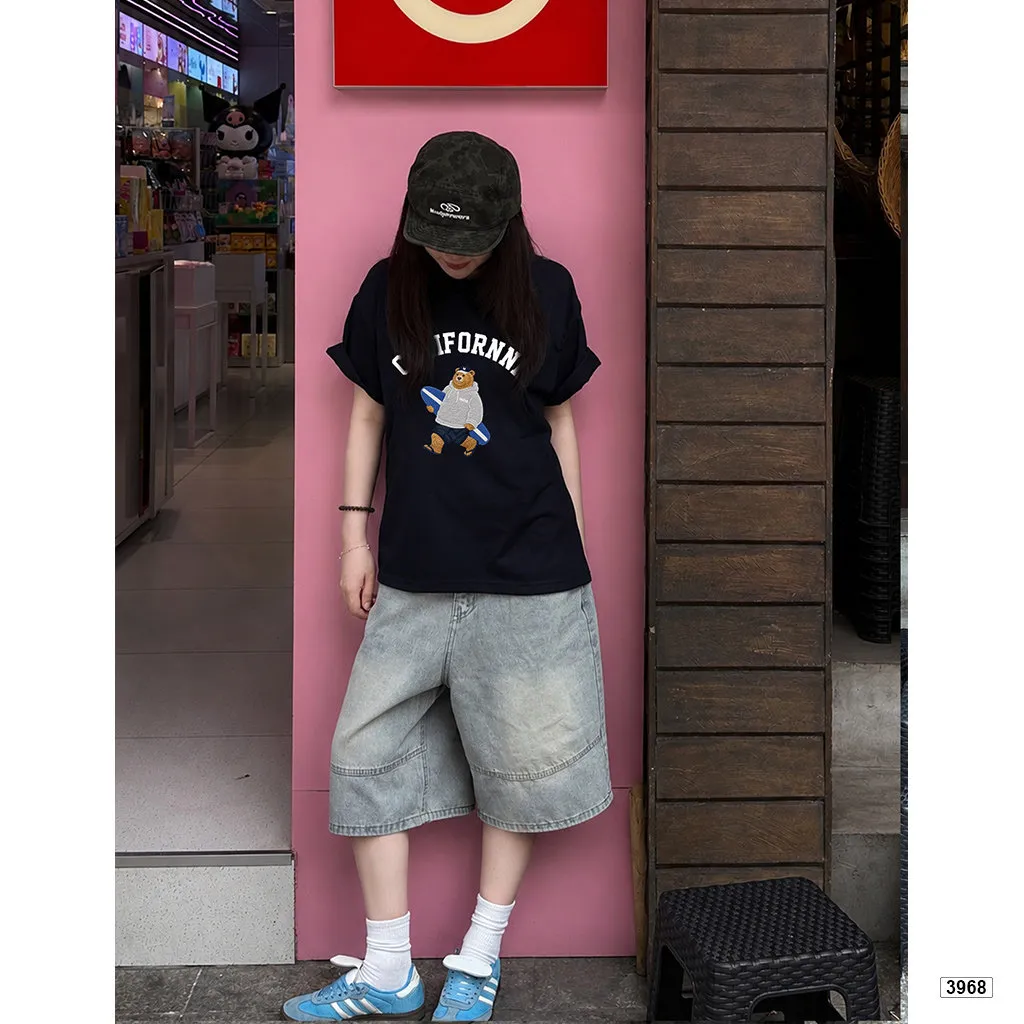 Áo thun unisex form boxy basic dễ phối Miucho 3968_thumbnail_4