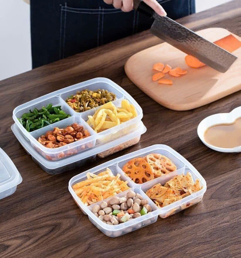 SET 3 HỘP NHỰA CHIA NGĂN 710ML NAKAYA NHẬT BẢN