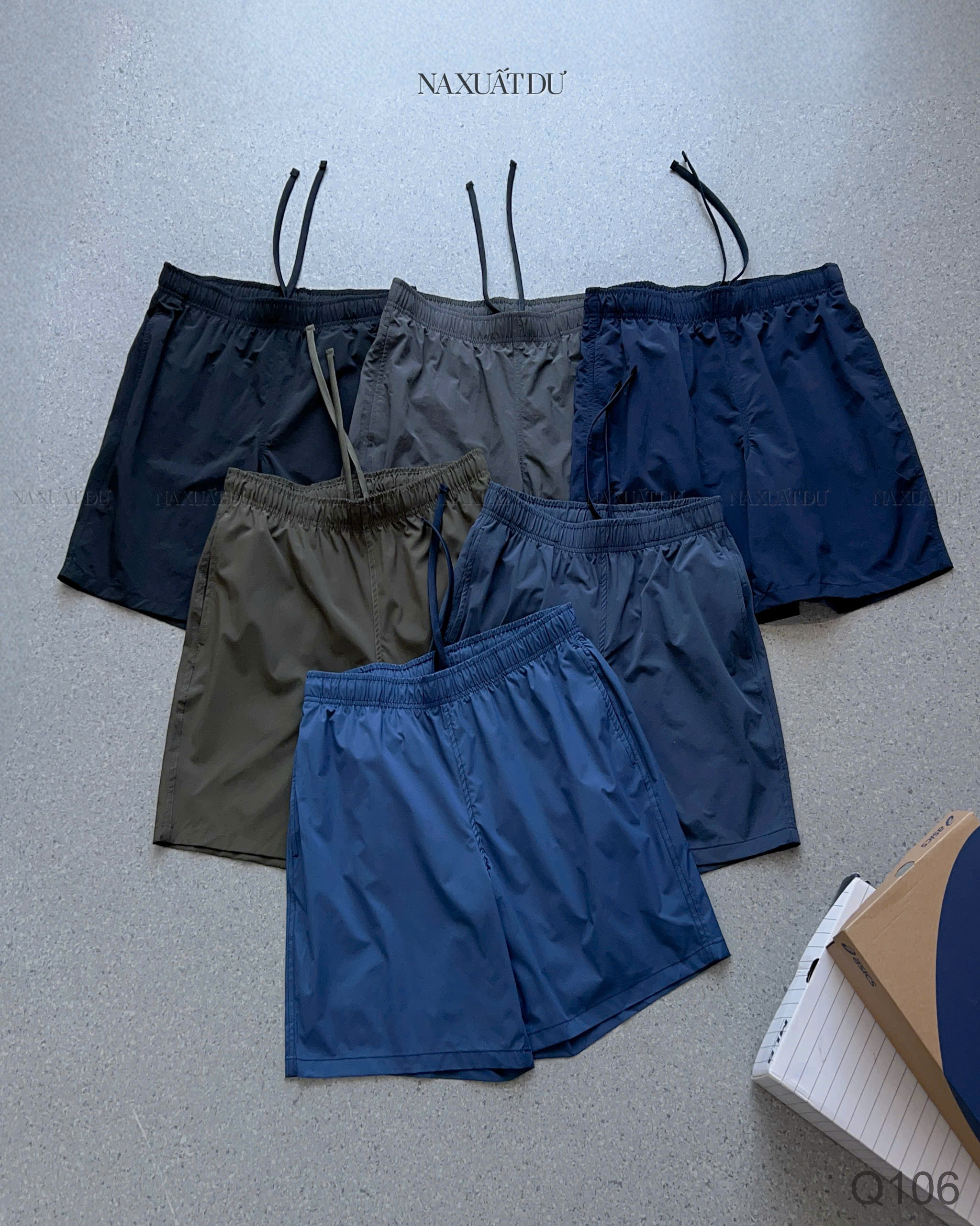 Set 2 quần short gió  