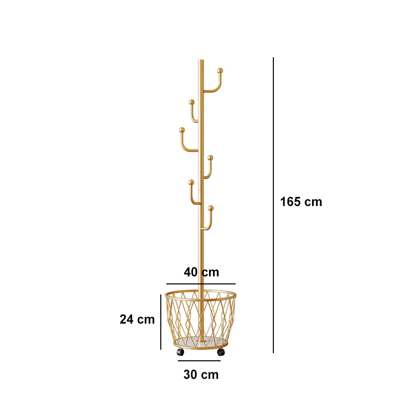 Cây Treo Đồ Có Giỏ Đa Năng Có Bánh Xe_thumbnail_4