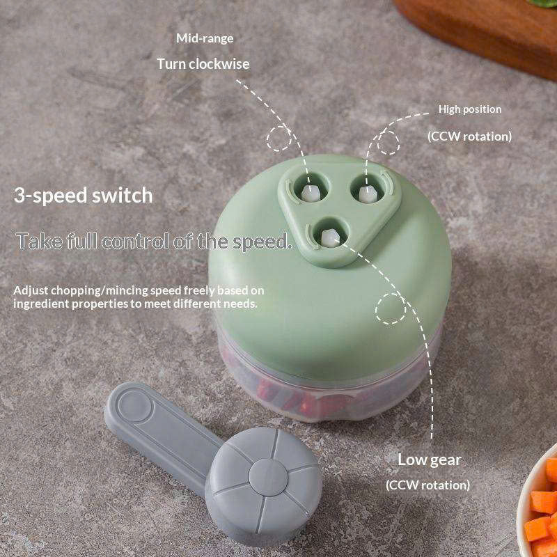 Máy Xay Tỏi Ớt Cầm Tay Mishio MK463 - Xoay tay siêu bền, dễ tháo lắp vệ sinh_thumbnail_4