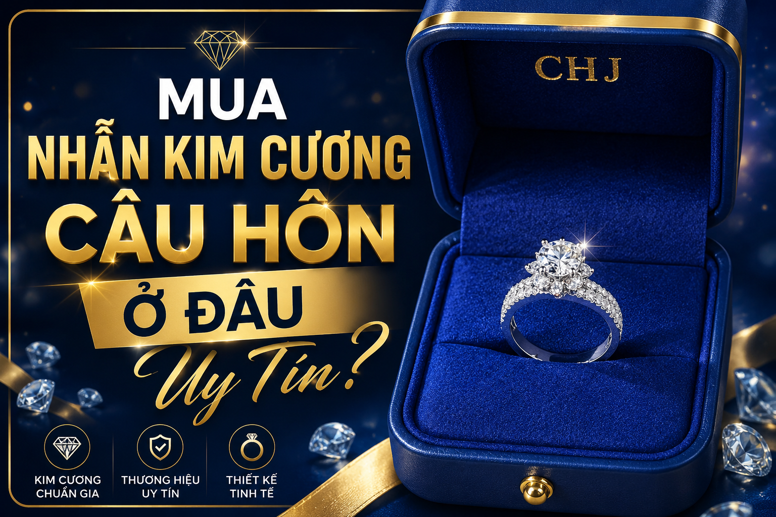 Mua Nhẫn Kim Cương Cầu Hôn Ở Đâu Uy Tín? Đọc Trước Khi Bỏ Tiền [2026]