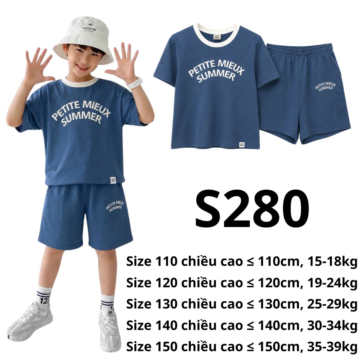 S280- Set bộ bé trai