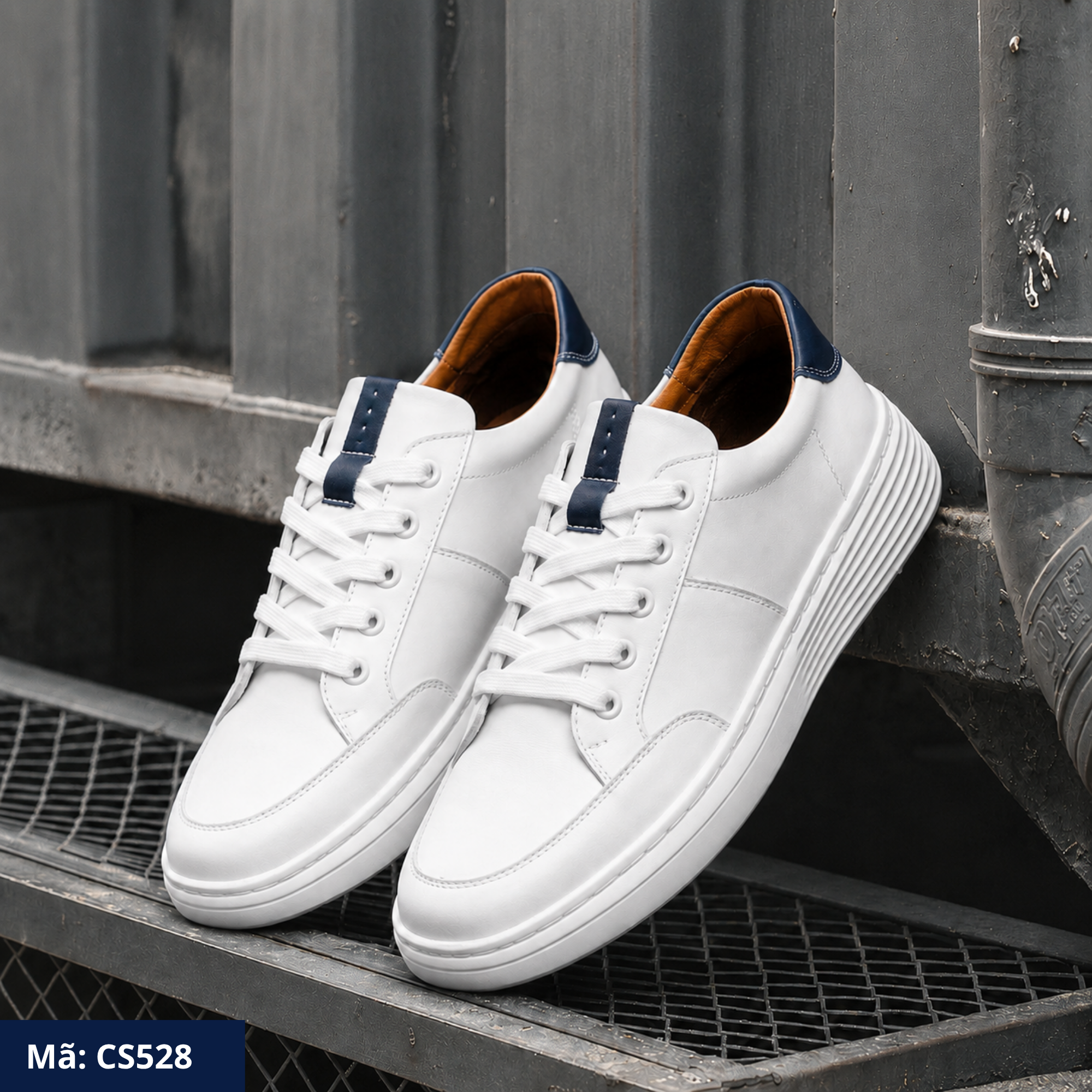 Sneaker nam da cao cấp CS528