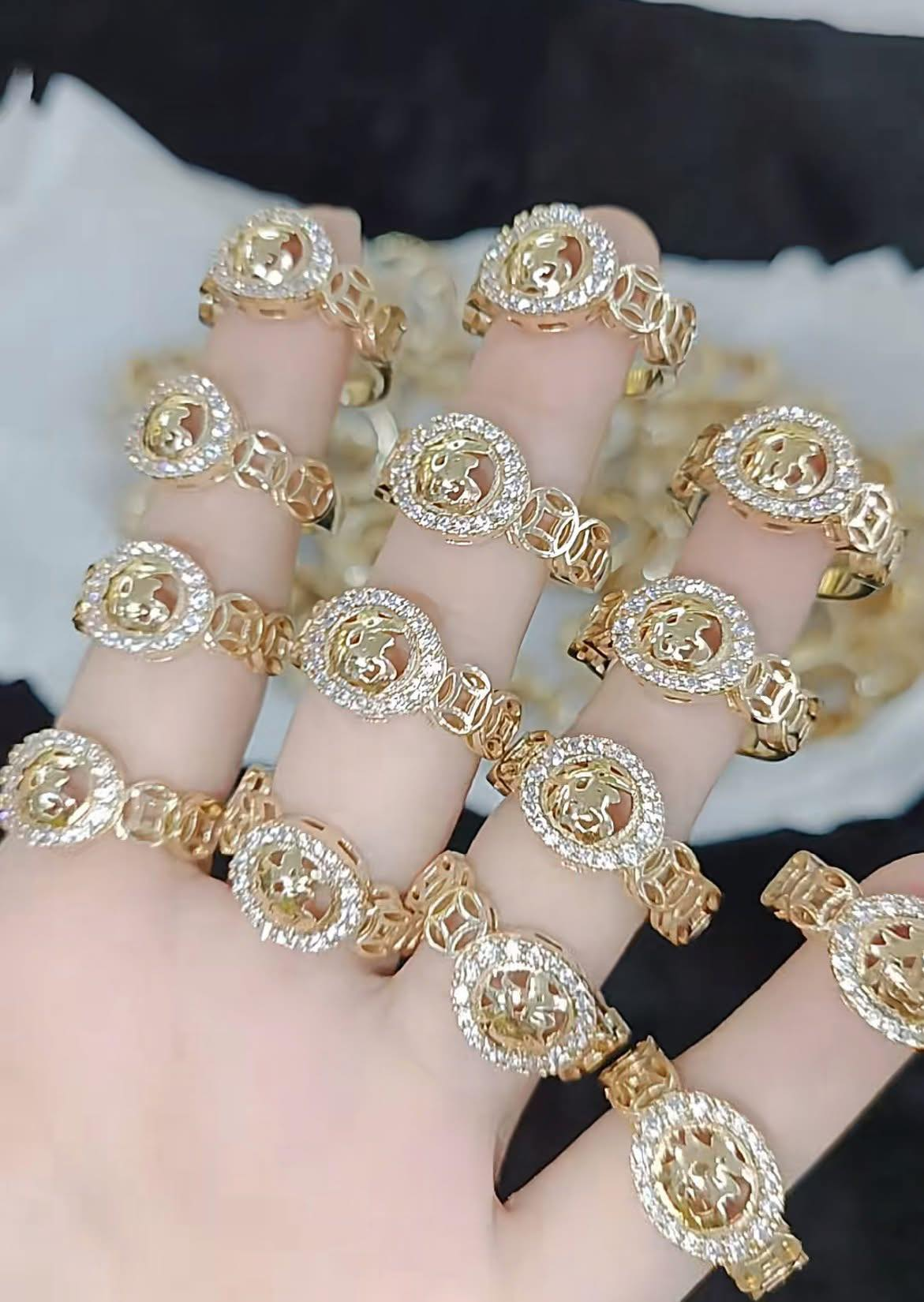 Nhẫn Kim Tiền chữ Phúc