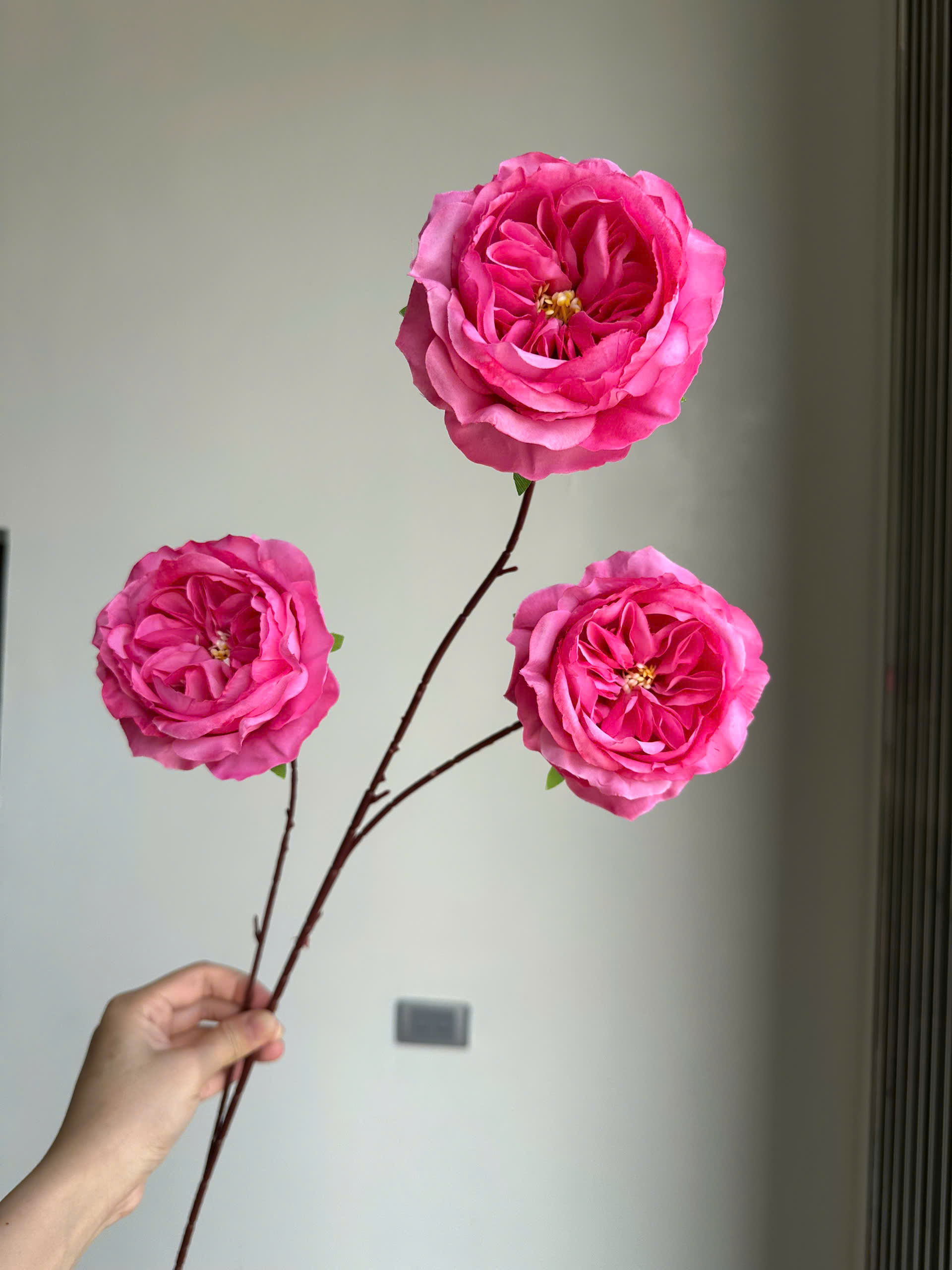 Trà Xoáy 3 Bông Hoa Lụa Trang Trí Bàn Nhỏ Xinh, Gọn Gàng Sang Trọng Không Cần Chăm Sóc_thumbnail_16