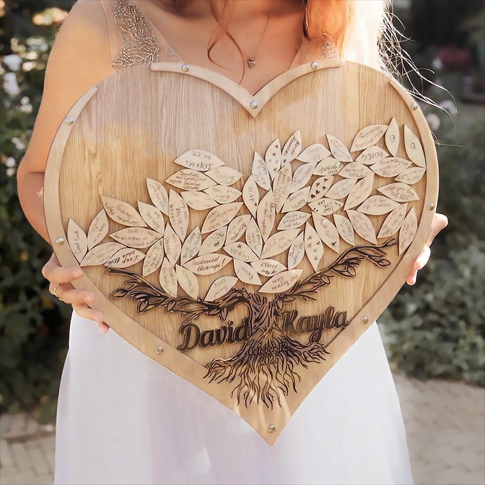 Tranh Thả Gỗ Đám Cưới, Sự Kiện, Công Ty, Sinh Nhật (Đủ phụ kiện) - Size tính theo chiều ngang_thumbnail_2