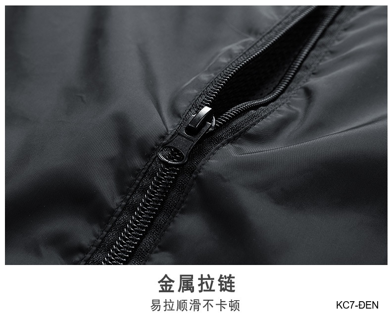 KC7 - Áo khoác nam thể thao oversize tay dài có mũ, chất liệu polyester thoáng mát, 3 màu xanh dương, đen, xanh đậm_thumbnail_12